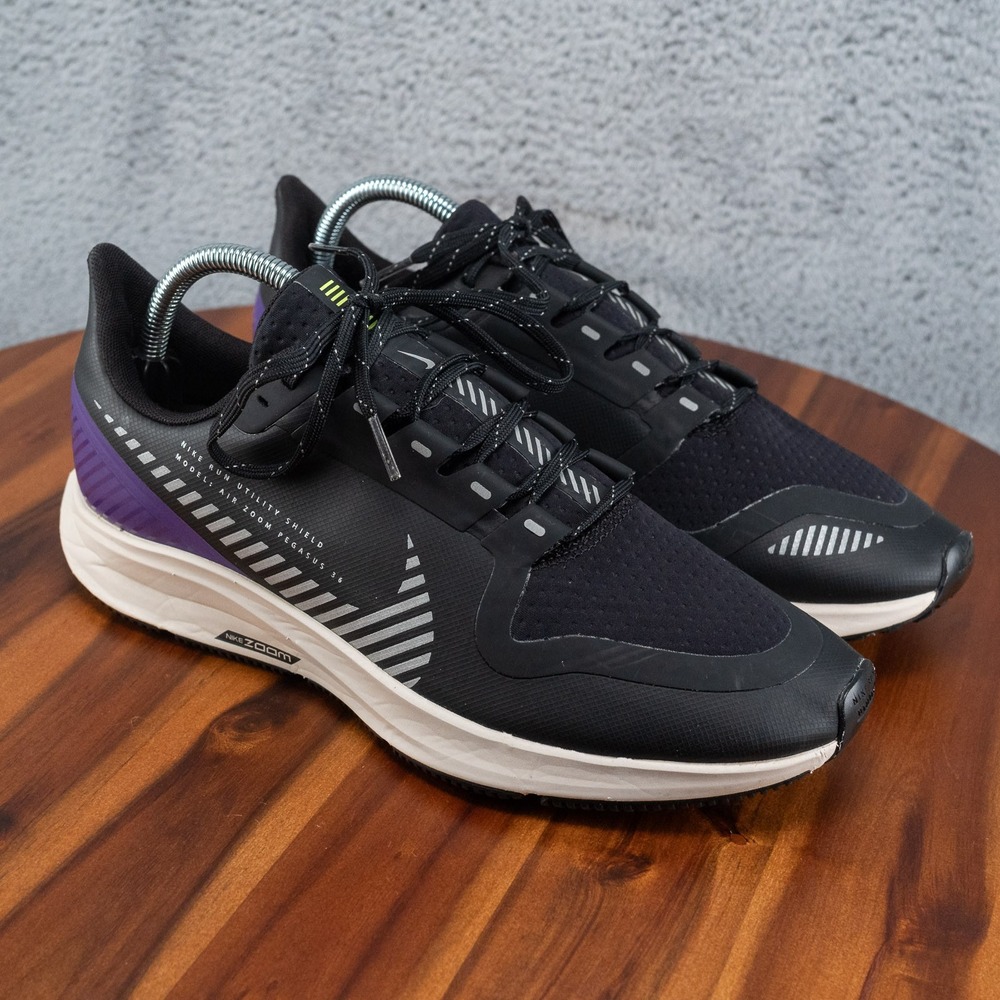 Nike Women's Air Zoom Pegasus 36 Shield 'Voltage Purple' AQ8006-002 Size 9.5